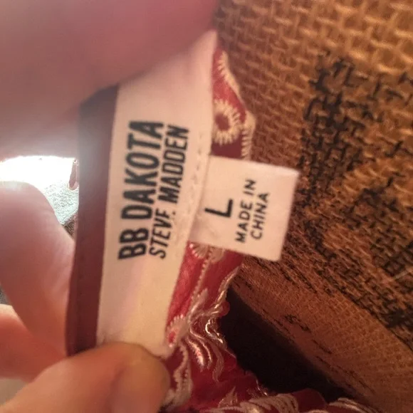 Floral Red Dress - Picture 5 of 7